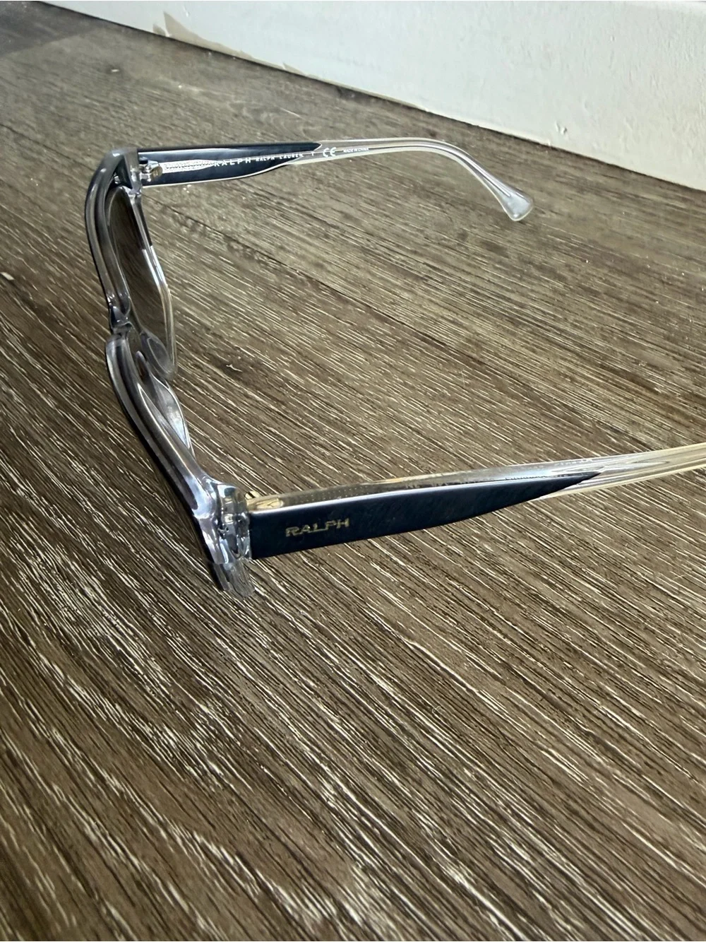 Ralph Lauren Black and Clear Cat Eye Women's Sunglasses